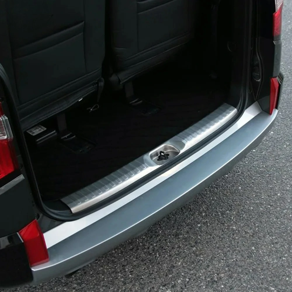 

Для Mitsubishi Delica D:5 2019 2020, нержавеющая сталь, встроенная защита заднего бампера, порог, накладка на порог багажника, аксессуары для отделки