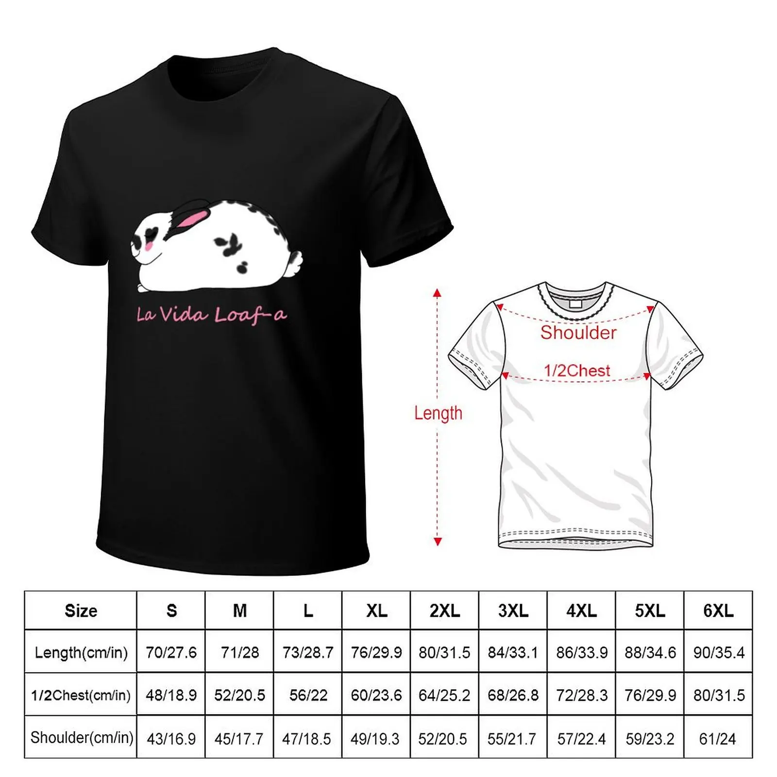 La Vida Loaf-a (spotted) T-Shirt Plus Size Street Style Tee