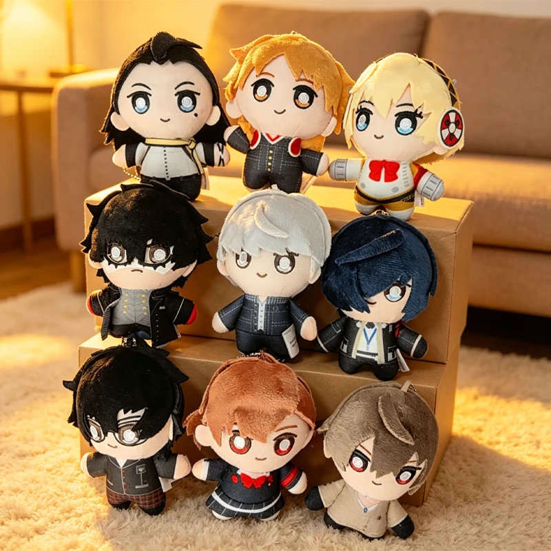 10cm 9 Styles Mini Cartoon Q-version Plushie Exquisite Anime Game Merchandise Hanging Keychain Decoration Gift For Boy And Girl