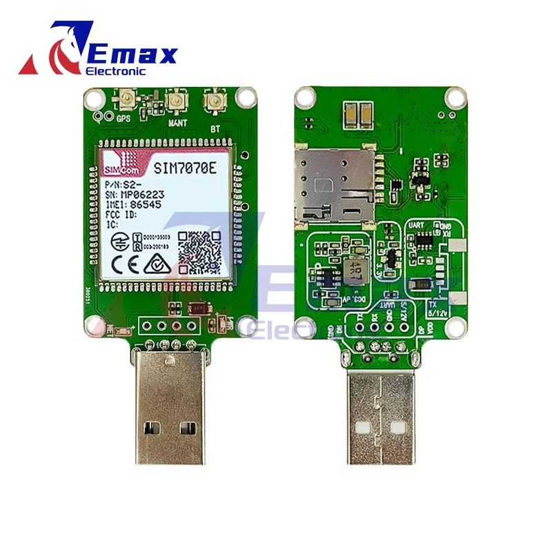 

SIMcom SIM7070E NBIOT CATM LPWA USB-ключ 1 шт. с внешним GPS