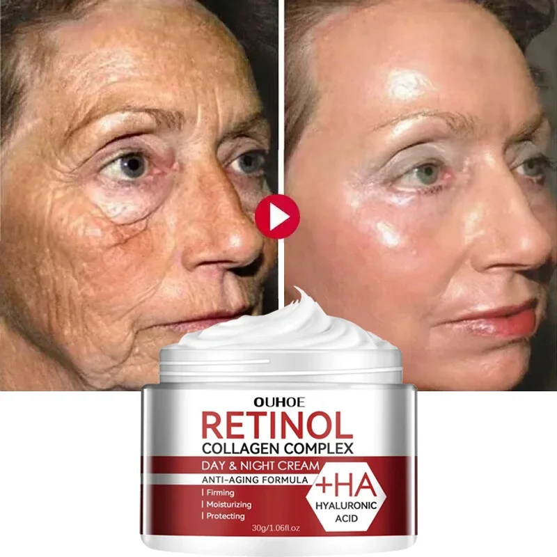 

Retinol Remove Wrinkle Cream Instant Anti Aging Lifting Firming Fade Fine Lines Whitening Brightening Moisturizer Face Skin Care