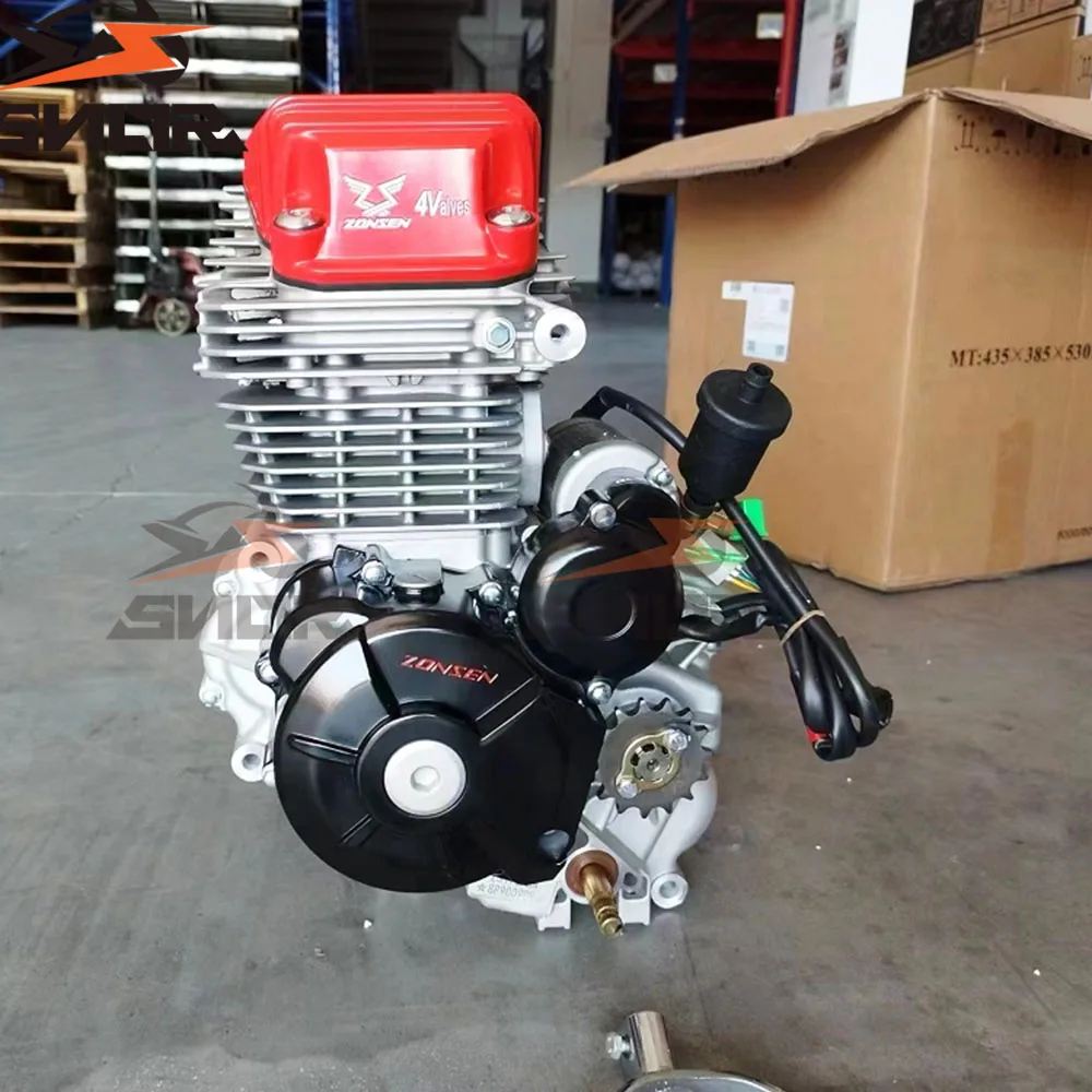 SNOR Hot-Selling Off-Road Motor 300cc Performance Engine Complete Assembly For ZONGSHEN 4 Valves 6 Speed Engine