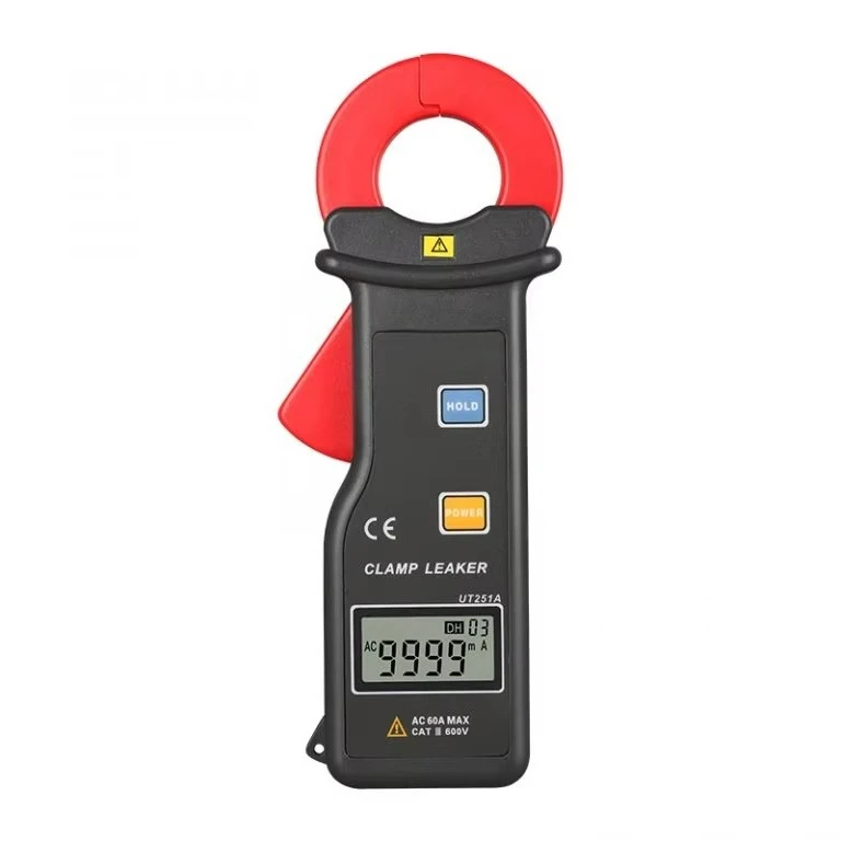 UT251A High Sensitivity 600A AC Leakage Current Clamp Meter with 0V-600V Measurement