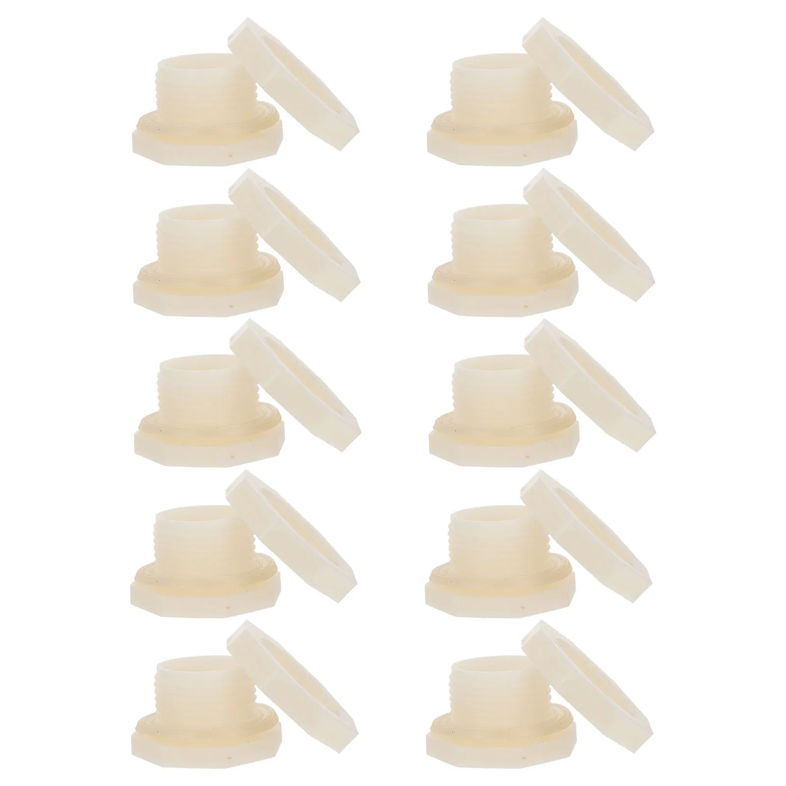 

10pcs Water Tank Connector ABS Adapter Joint for Aquariums Coupler High Quality Plastic Sealing Performance