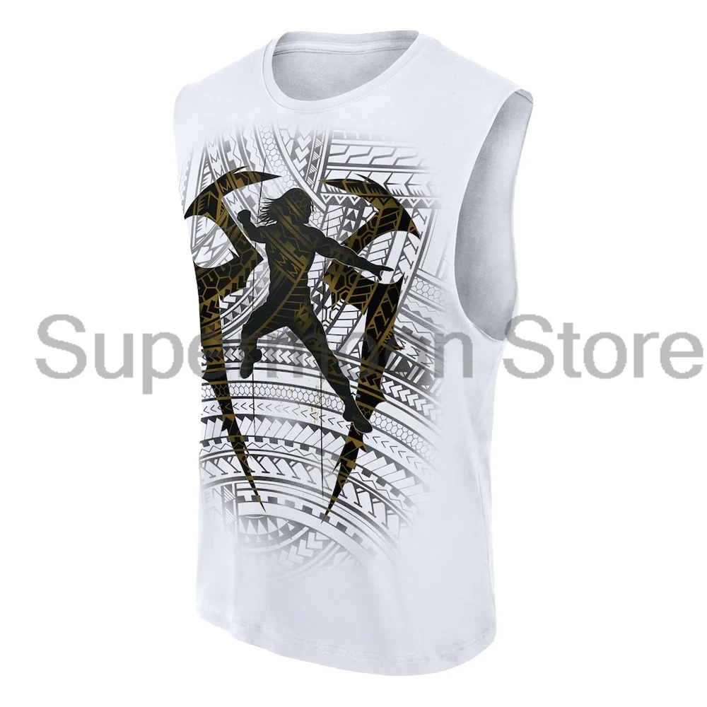Roman Reigns Tribal Logo Tank Tops Unisex Sleeveless Muscle T-Shirt Women Men Outdoor Sportwear Gym Vest