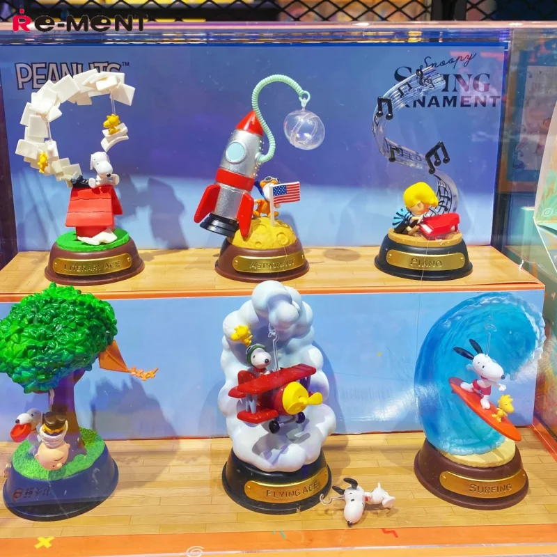 

Оригинальный ReMent Peanuts аниме Snoopy SWING ORNAMENT Surfing Piano, экшн-фигурка, модель игрушки, коллекционные украшения для детей, подарок