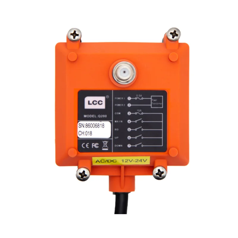 LCC Q202 Dual Speed Buttons Crane Remote Control Industrial Wireless Winches Hoist Track Crane Lift  Remote Control Switches