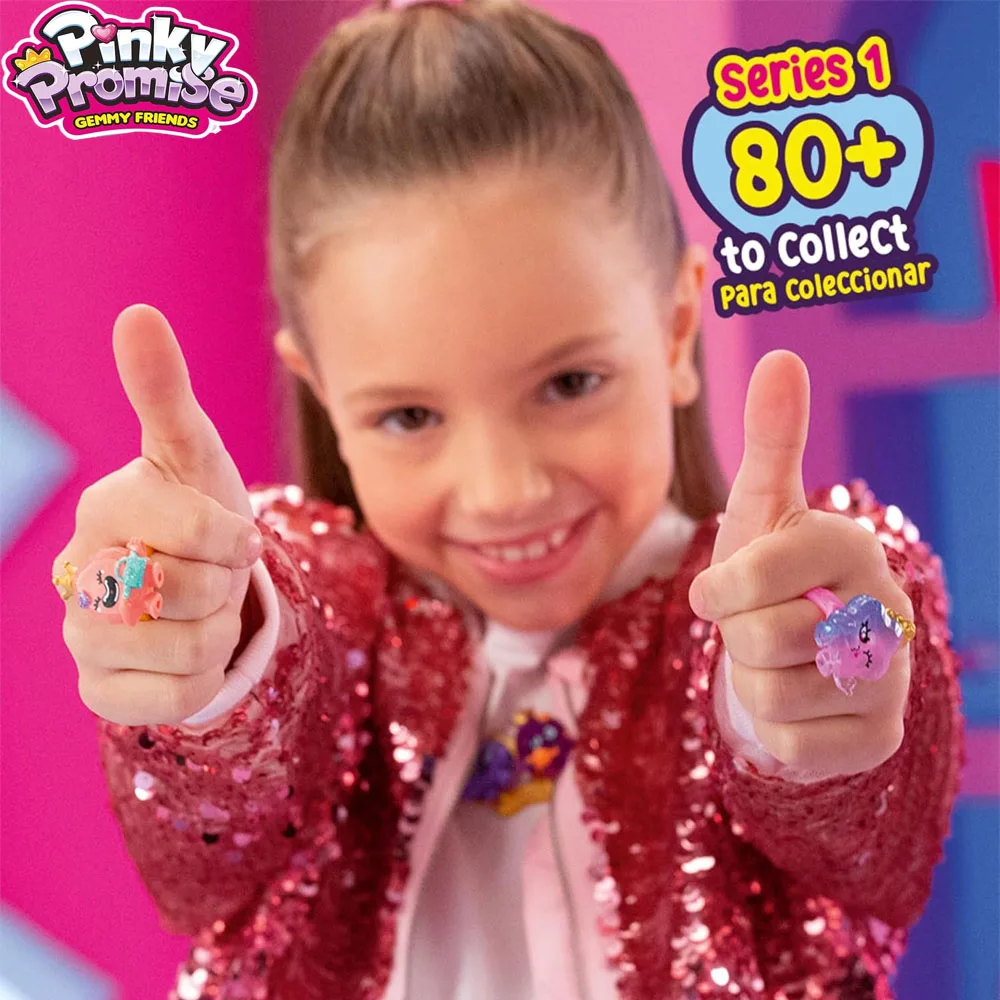 Pinky Promise Gemmy Friends Lovely Girl DIY Gemstone Hairpin Ring Bracelet Necklace Blind Box Gifts Toy Model Anime Collect view 6