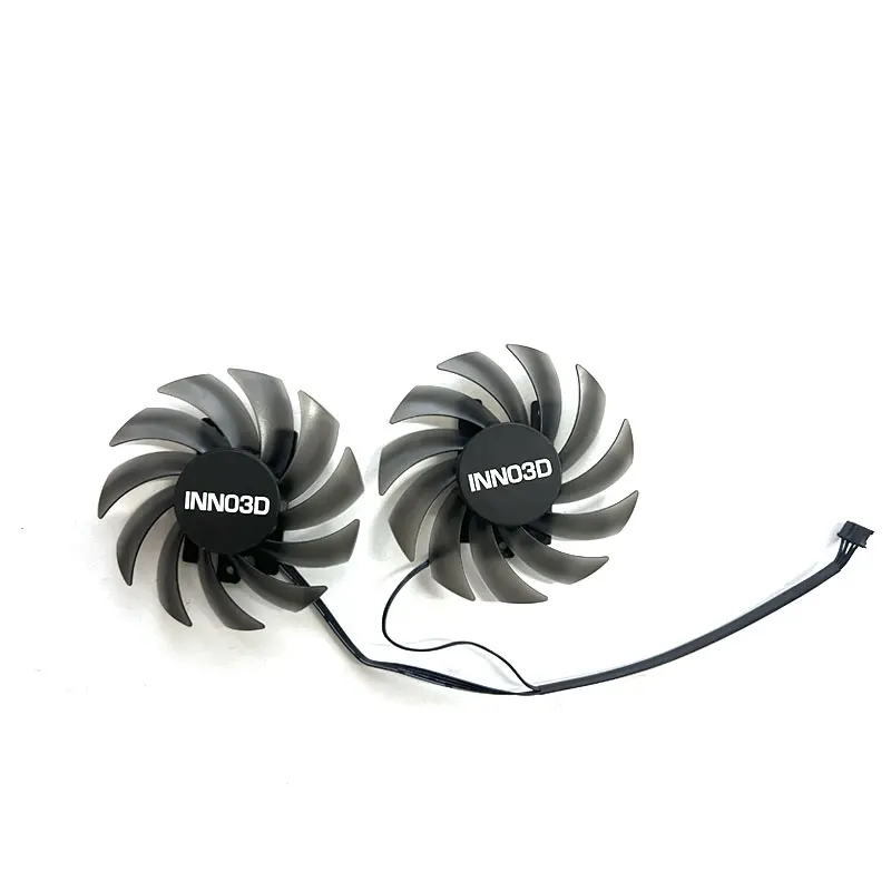 2 fans brand new for INNO3D GeForce RTX4060 8GB Twin X2 OC graphics card replacement fan CF-12915S