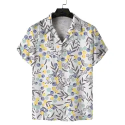 Men's Beach Style New Short Sleeve Shirt Summer Leisure Sports Lightweight And Breathable Hawaiian Style Short Sleeve Shirt