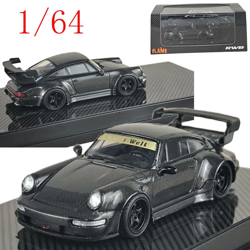 

Flame Diecast 1/64 Scale ‌Porsche 911 (993) RWB Full Carbon Widebody Conversion Alloy Car Model Toys for Boys Gift