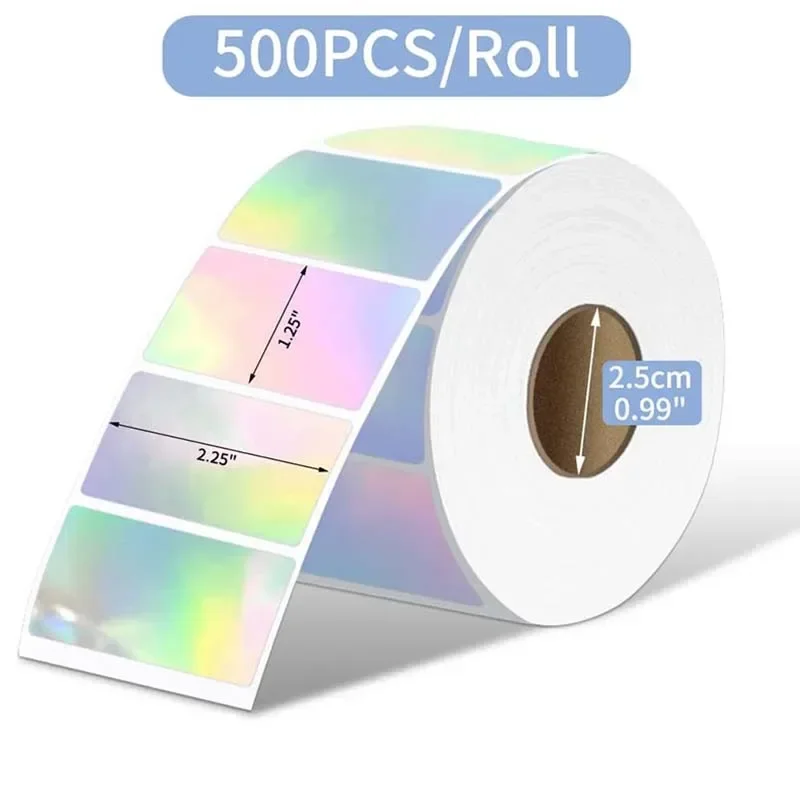 1Roll Phomemo Laser Circle Thermal Label Sticker Self-Adhesive 50x50mm Direct Shipping Thermal Label for 241BT 246S D520 Printer