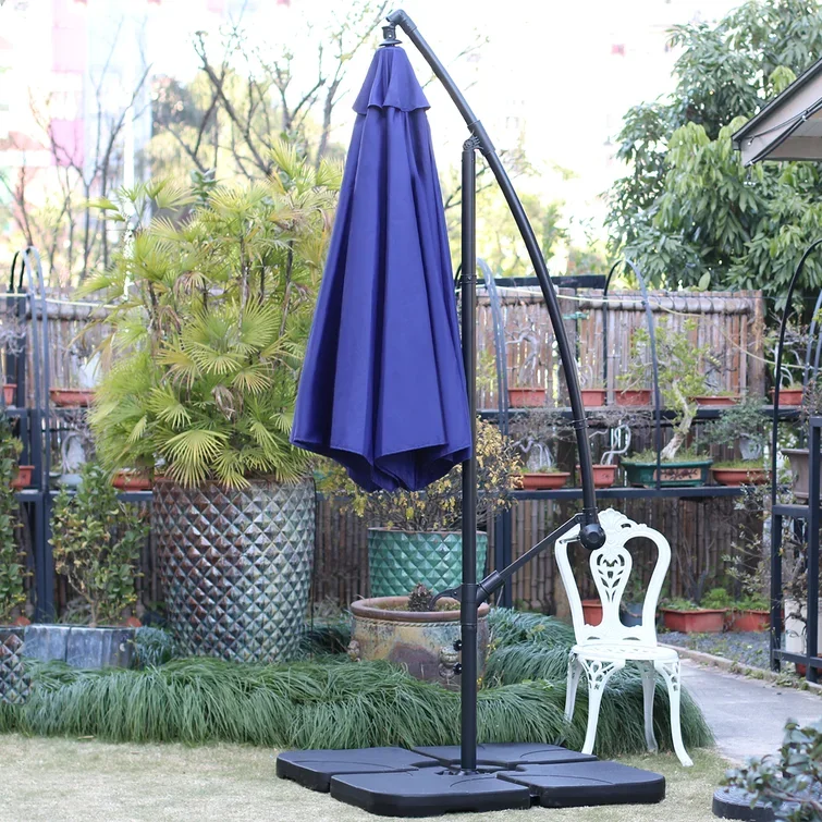 

Основание для пляжного/садового зонта из литого чугуна и пластика с наполнением водой, с мраморным эффектом, для уличной мебели, для Hotelprom