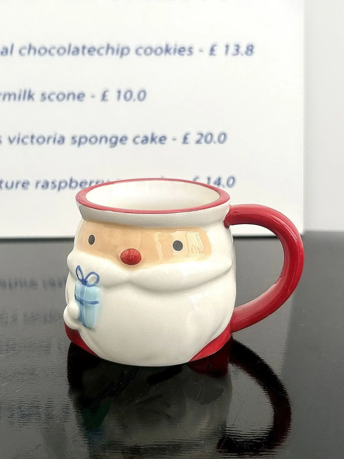 High Aesthetic Santa Claus Ceramic Mug, Ins Cute Coffee Mugs, Office Breakfast Milk Kawaii Cup, Christmas Gift Couple Water Cups