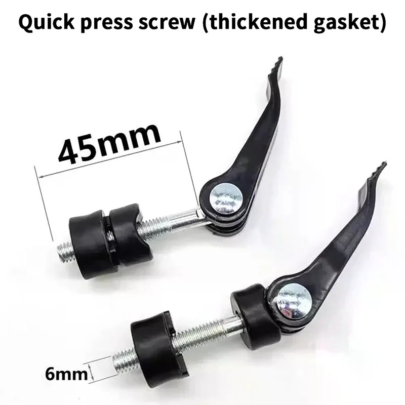 Quick Press Screw Attaching Clamp 6mm Thread Lawn Mower Handle Knobs Nut Bolt Lawn Mower Push Cutter Accessories