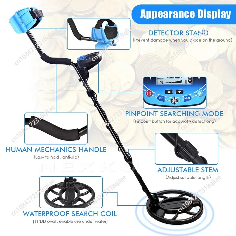 Outdoor treasure hunt underground metal detector