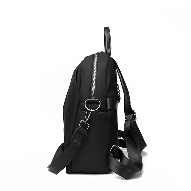 レディースバックパック無地防水カレッジバックパック品質オックスフォードファッション大容量トラベルブックバッグ Mochilas De Mujer