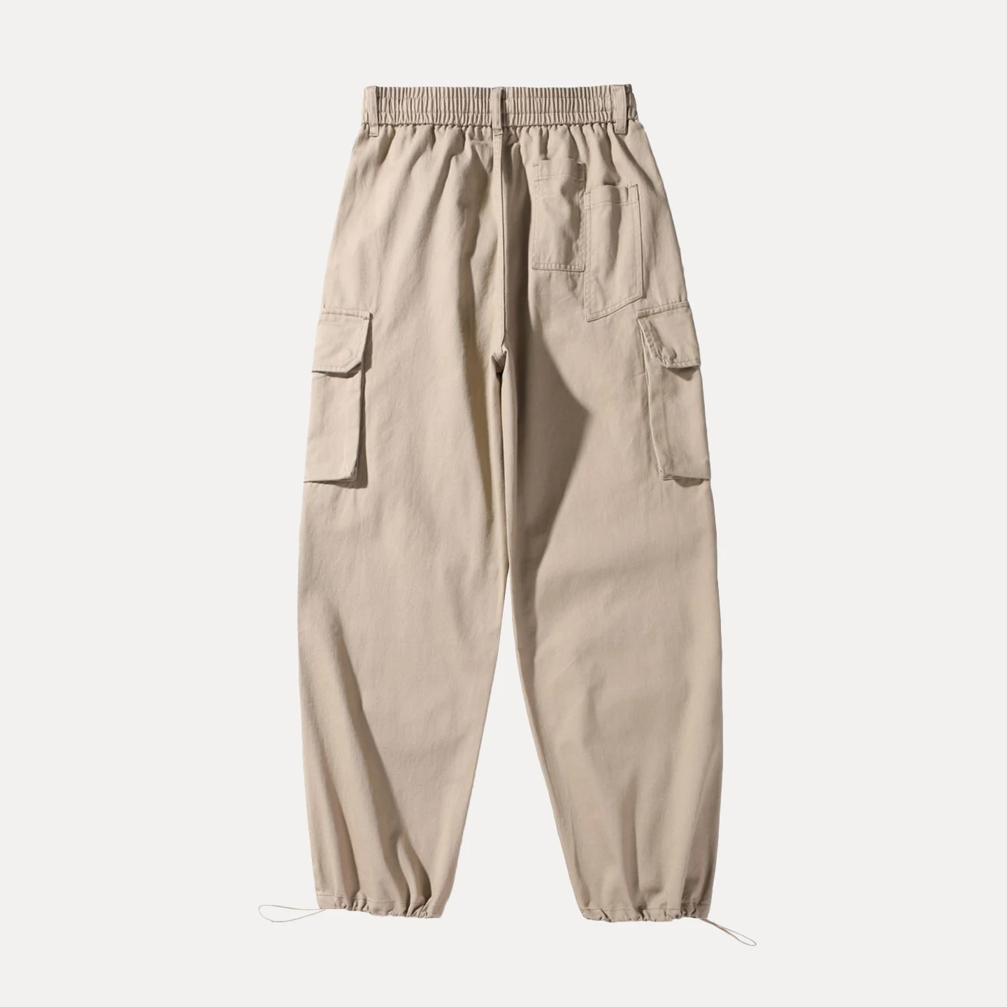 

Casual Vintage Men's Work Pants Autumn 2025 Multiple kets Elastic Waist Loose Fit Cuffed Leg Casual Faion Z Brand