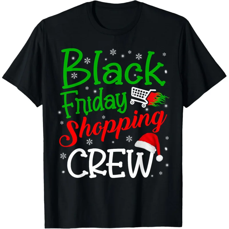 

Black Friday shopping team group T-shirt