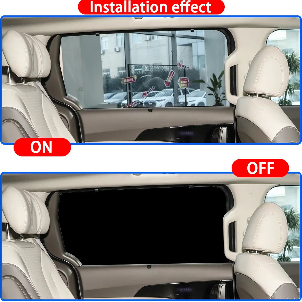For Kia Grand Carnival KA4 2021-2026 Switchable Electric Smart Privacy Film Polymer Dispersed Liquid Crystal Film Glass Window