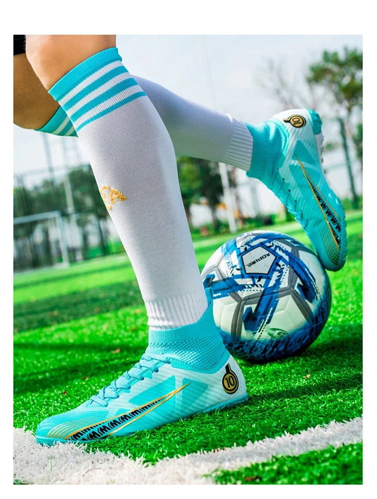 Herren Fußballschuhe Professionelle Original Widerstandsfähige Männer-Trainingsschuhe Atmungsaktive Hochwertige Fußballstiefel Rutschfeste Fußballschuhe – Detail 27