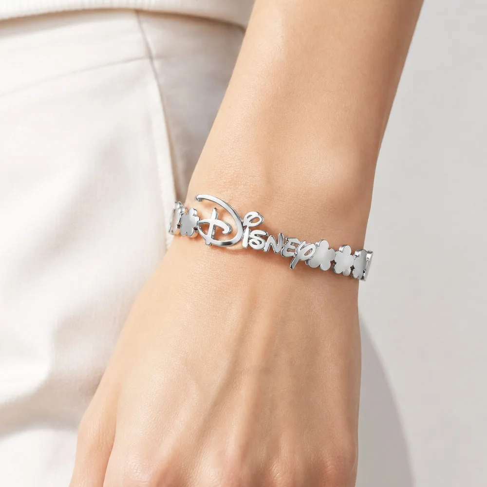 Personalized Name Flower Bangle Stainless Steel Women Openable Bracelet Customized Letter Jewelry Gift For Girlfriend Gift