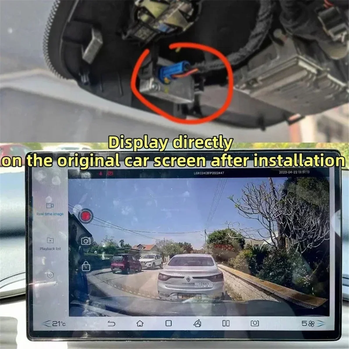 Classic Vehicle Mounted Dash Cam Cable ADAS GPS Camera DVR Drive Recorder Camera Wiring for BYD Dolphin Seal Act 3 Atto 3 Ev