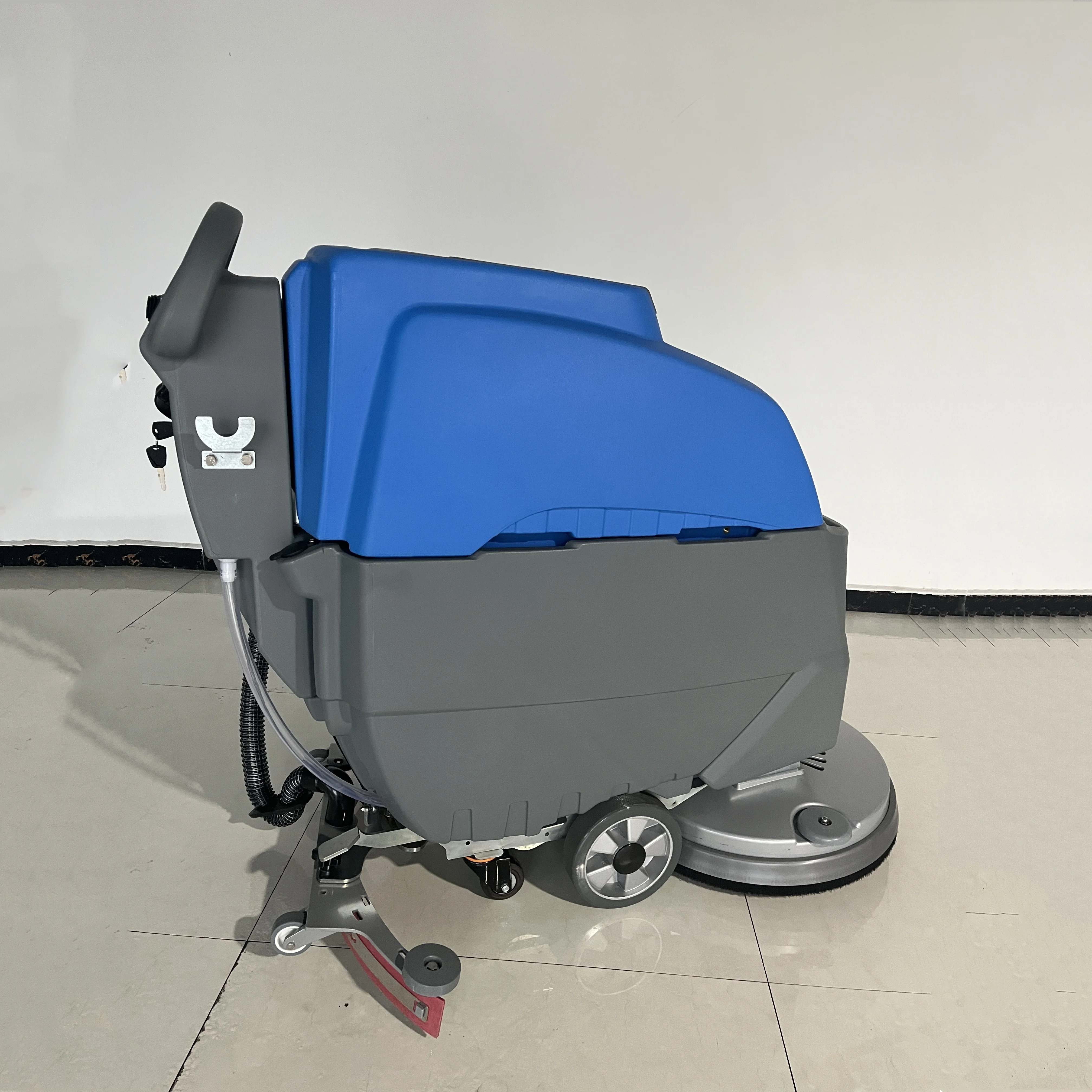 Hand Push Floor Scrubber Strong Suction Power Automatic Cleaning Machine Automatic Floor Scrubber