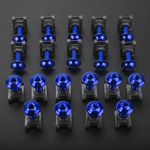 Imagen 1 del producto Kit de tuercas y pernos de carenado para motocicleta, Clips de sujeción para el cuerpo, tuerca de tornillo para coche para BMW K100RT K1100LT K1100RS K1200GT K1200LT K1200R K1200S