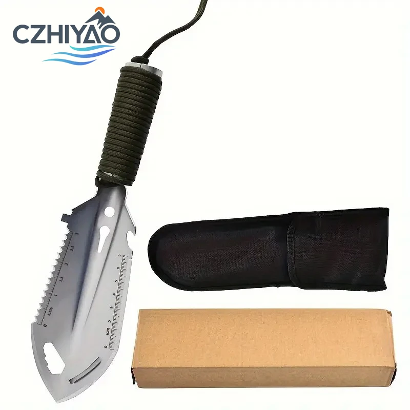 

CZHIYAO 1 pc Outdoor Camping Multi functional Engineer Hand Shovel Portable Excavator Garden Vegetable Garden Rush Sea Small