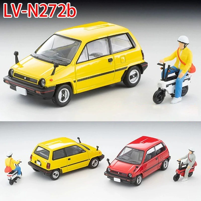 TOMYTEC TLV 1/64 N272b 272a City R مع نموذج سيارة معدني للدراجات النارية مجموعة كلاسيكية للكبار لعبة عرض ثابت للأولاد #2