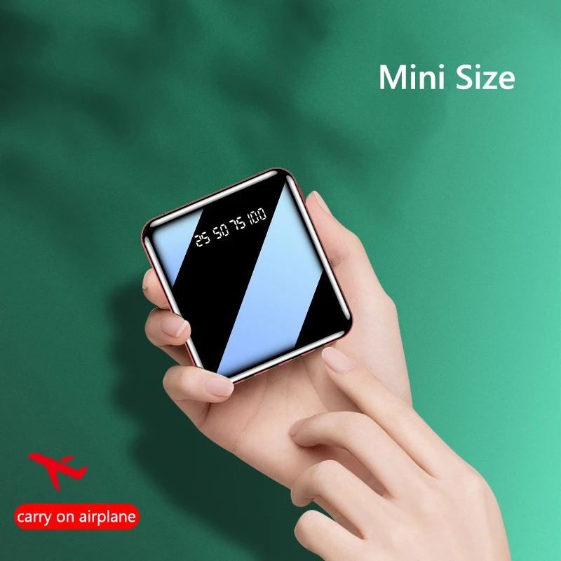 

Внешний аккумулятор Power Bank 20000 мАч с кабелем Type-C, высокая емкость, быстрая зарядка для iPhone 17, Samsung