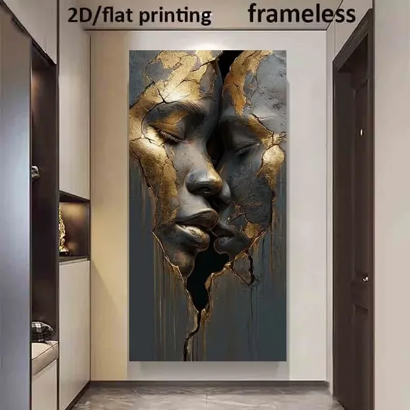 Multiple sizes 1pc frameless Large size Canvas Painting,2D Flat, 2D Flat, 2D/Flat Printing 1pc 19*39in/50*100cm Canvas Painting,
