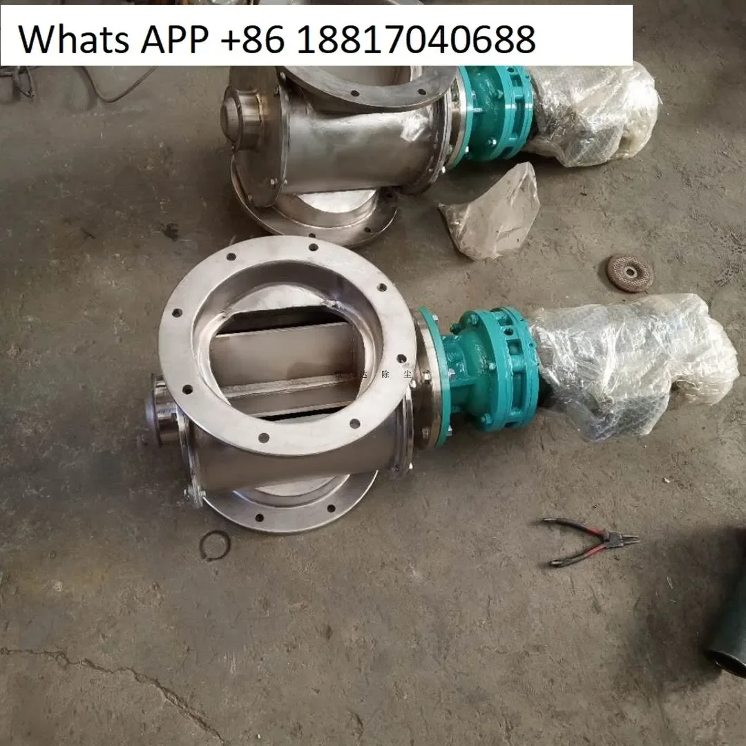 YJD star unloader air lock valve electric unloading valve stainless steel impeller feeder cast iron