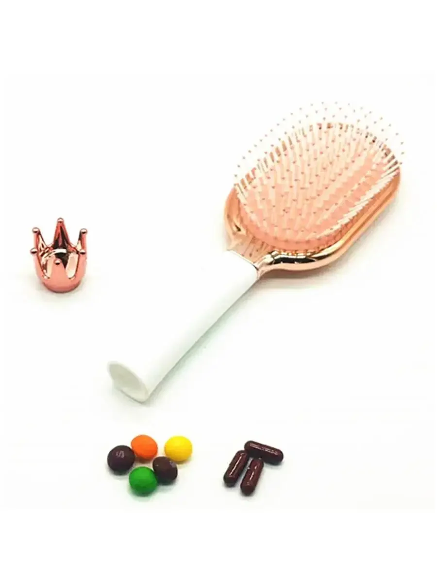 Hidden Safe Hair Comb Secret Cash Anti Theft Secret Hiding Hair Brush Key Safe Box Hiding Diamond Jewelry Storage