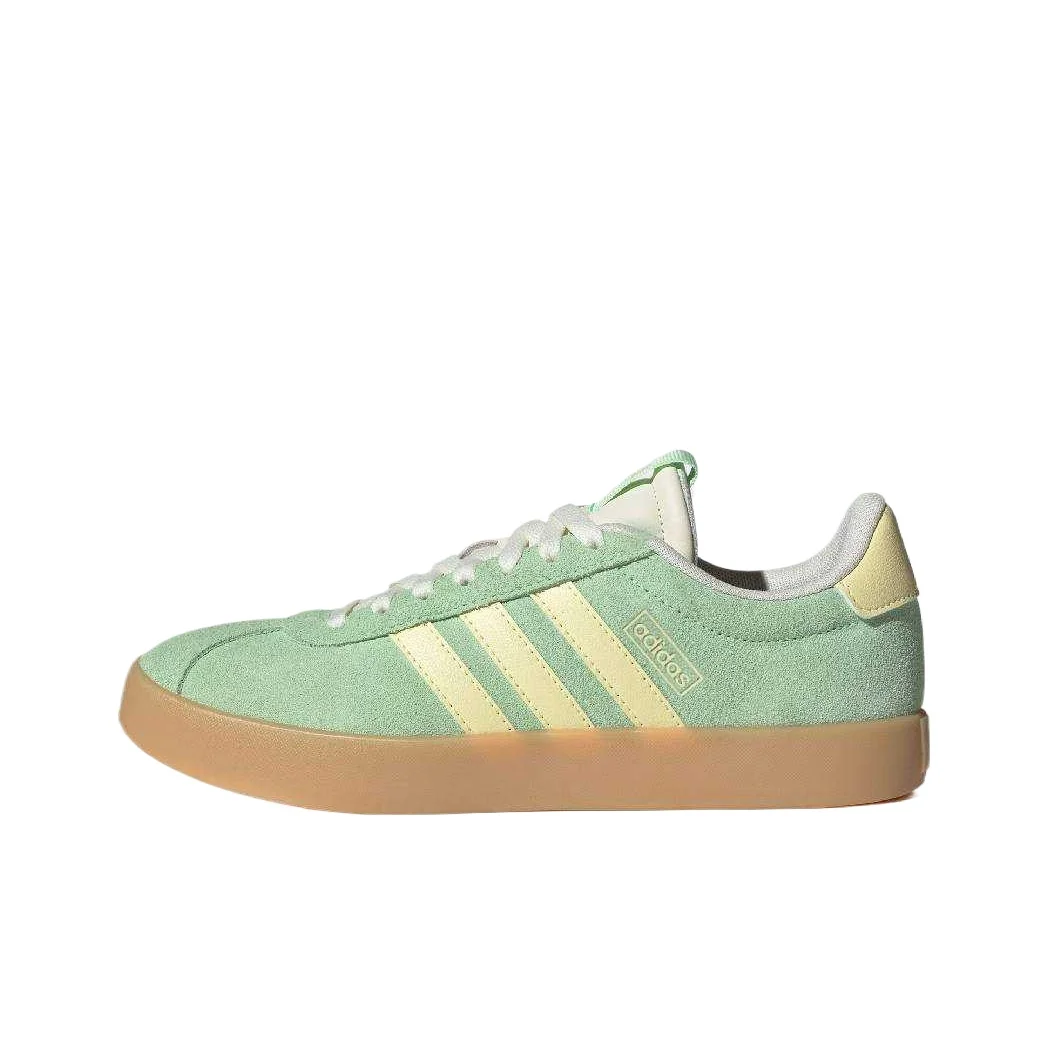 Adidas VL COURT 3.0 Low top Skateboard Shoes Women's Light Neon Green KI0562