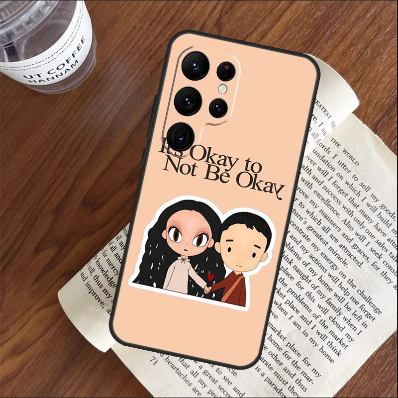 Korean Drama It Is Okay To Not Be Okay Case For Samsung Galaxy S23 Ultra S20 FE S21 FE S22 Plus S8 S9 S10 Note 10 20 Ultra Cover