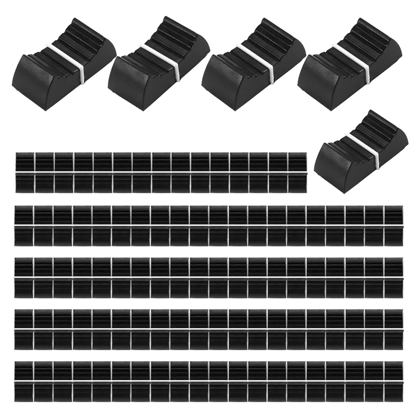 

RISE-100Pcs Fader Knob Caps Foraudio Equipment, DJ Equipment, Andmixing Consoles Slider Caps