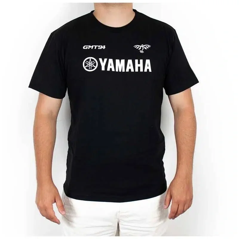 

2025 New Yamaha Motorcycle T-shirt Men's T-Shirt Unisex Cotton Moto Tee Summer T-shirt Racing Sweat Absorption Sports T-shirt