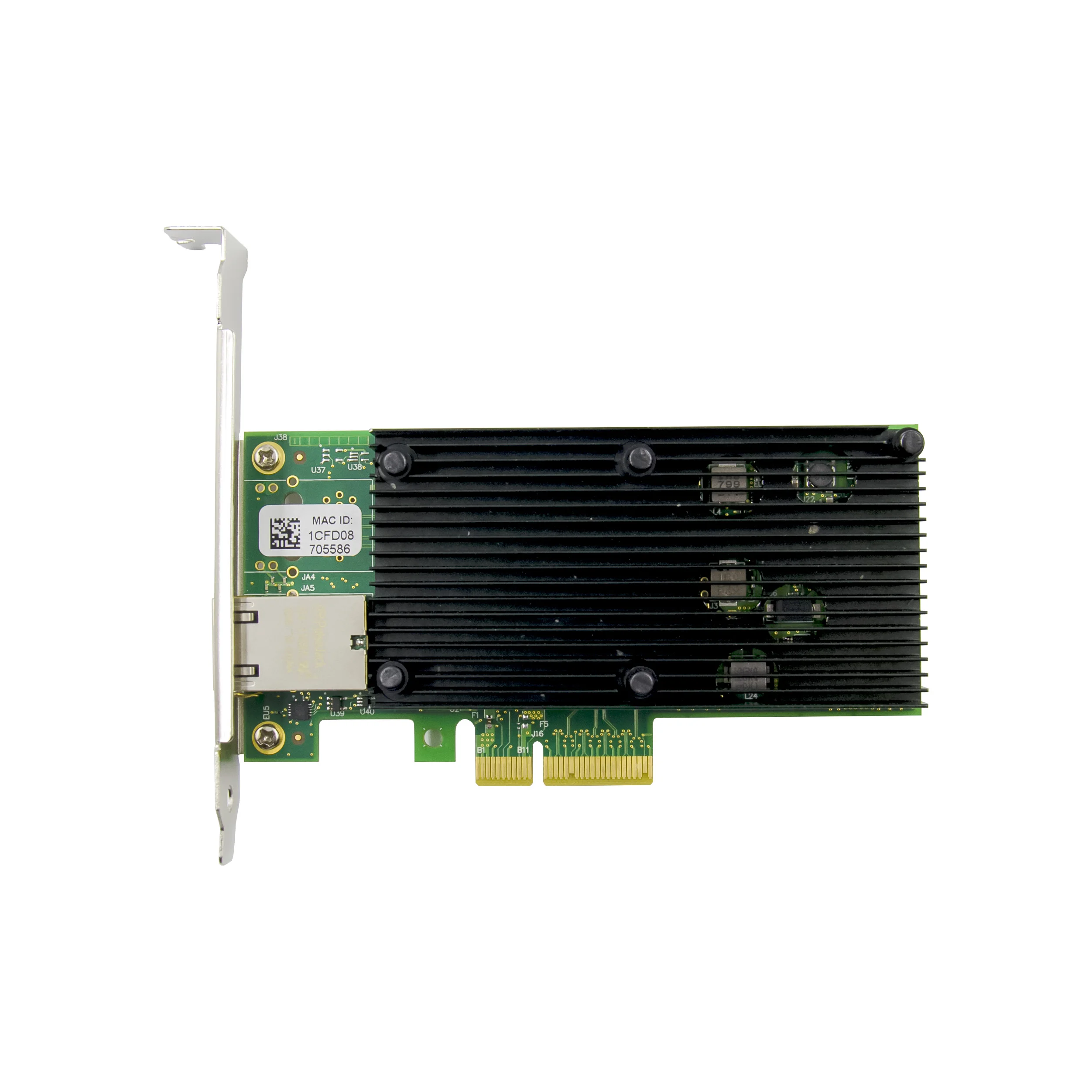 SUNWEIT ST7217 PCIe 3.0 X4 10 Gigabit Network Card with Single RJ45 Port Internal Wired Chipset X550 for Server Application