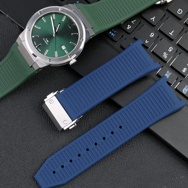 

Waterproof Silicone Watch Band Suitable for Ferragamo F-80 sports series with men's bracelet rubber strap 26mm disassembly tools