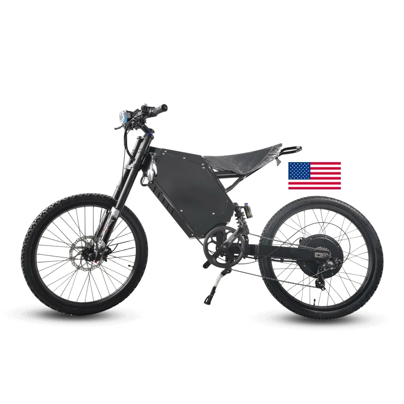 Modification Drop Shipping 20 Inch Electric Enduro Heavy Mountain Bike 48v 72v with 3000w 5000w Power Electric Bike Ebike