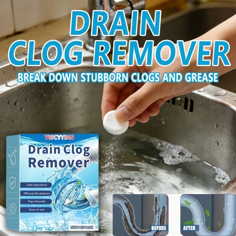 Pipeline cleaning sheet, foam type, descaling and stain removal, long-lasting antibacterial maintenance