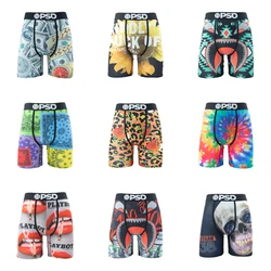 1Pcs Sexy Men Underwear Boxers Fashion Print Underpants Male Boxers Men's Panties Plus Size Breathable Man Boxer Briefs Trunks