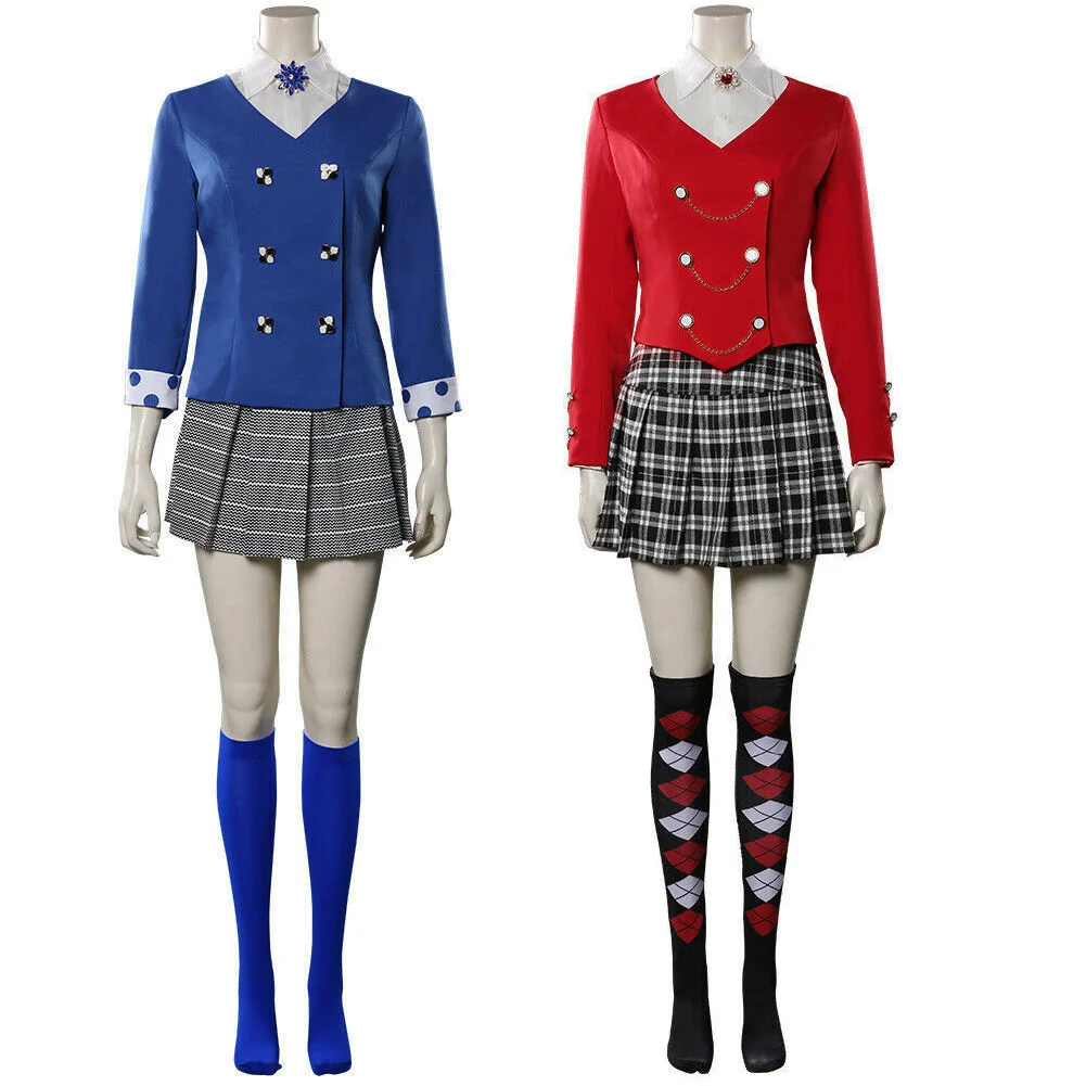 

Movie Heathers The Musical-Veronica Sawyer Cosplay Costume Uniform Skirt Outfits School Uniform Halloween Carnival Costumes