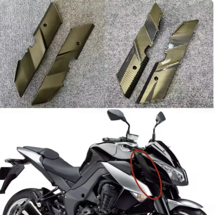 Motorcycle Front Side Fender Fork Absorber Cover Fairing Cowl Fit For KAWASAKI Z1000 2010-2011-2012-2013
