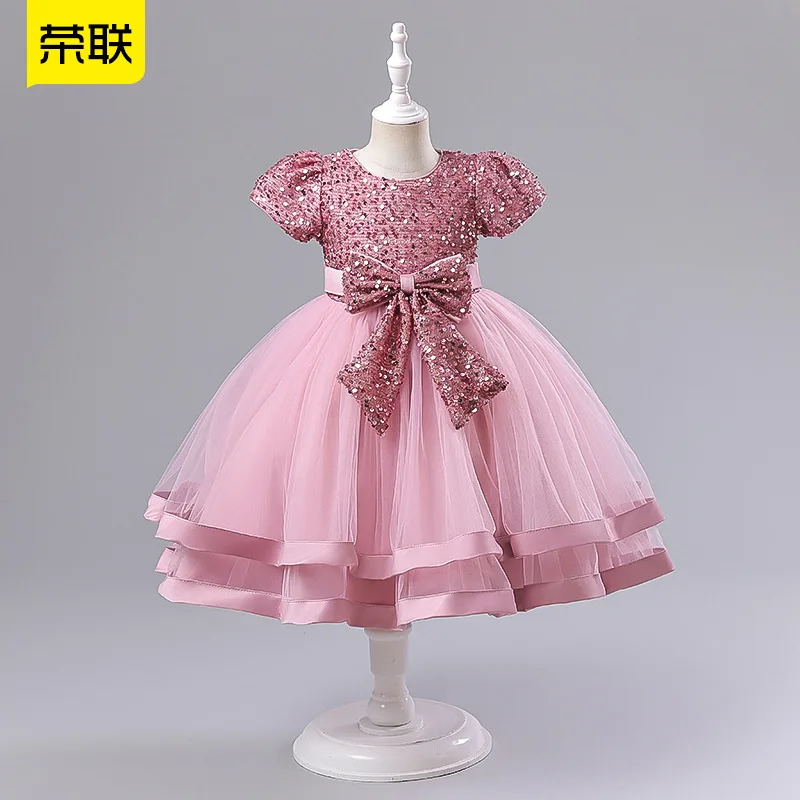 

Girl'S Gown High-End Catwalk Children'S Wedding Dress Princess Pettiskirt Amazon Sources