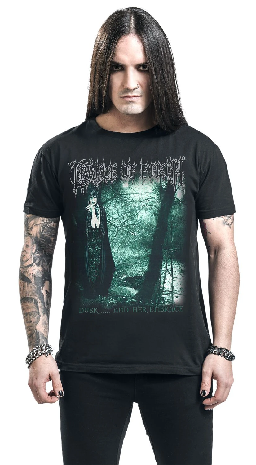 Cradle of Filth Graphic Cotton T-shirt Unisex Summer Short Sleeve Fashion Brand Tee Luxury Casual Vintage Tees