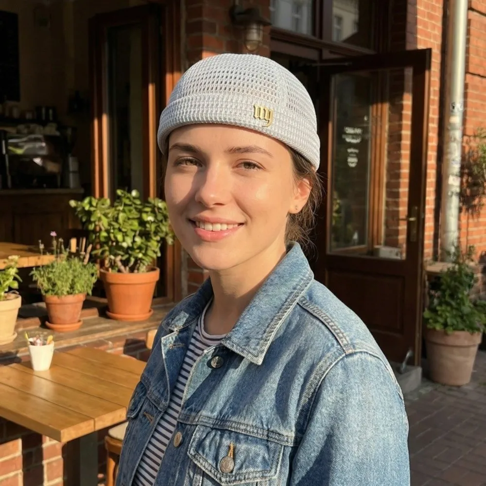 Casual Brimless Mesh Hat Multicolor Ultra-Light Beanie Street Hat Adjustable Hip Hop Hat Summer Spring