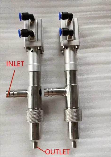 Stainless Steel Anti-drip and Anti-corrosion High-viscosity Inner-sealed Pneumatic Filling Nozzle Agricultural Filling Valve